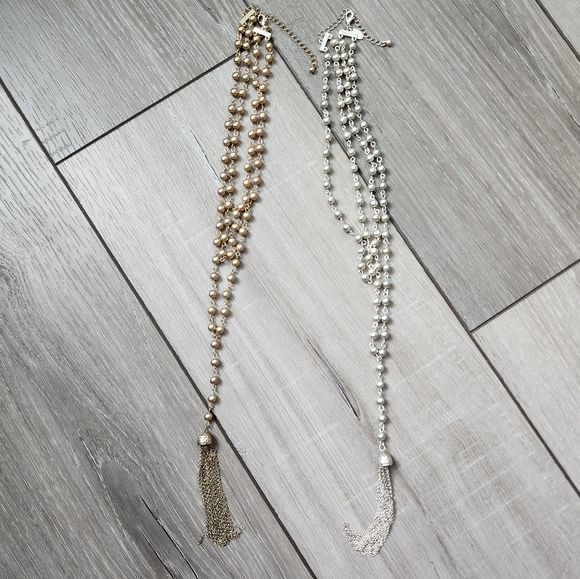 Layered tassel necklaces - Picture 2 of 15